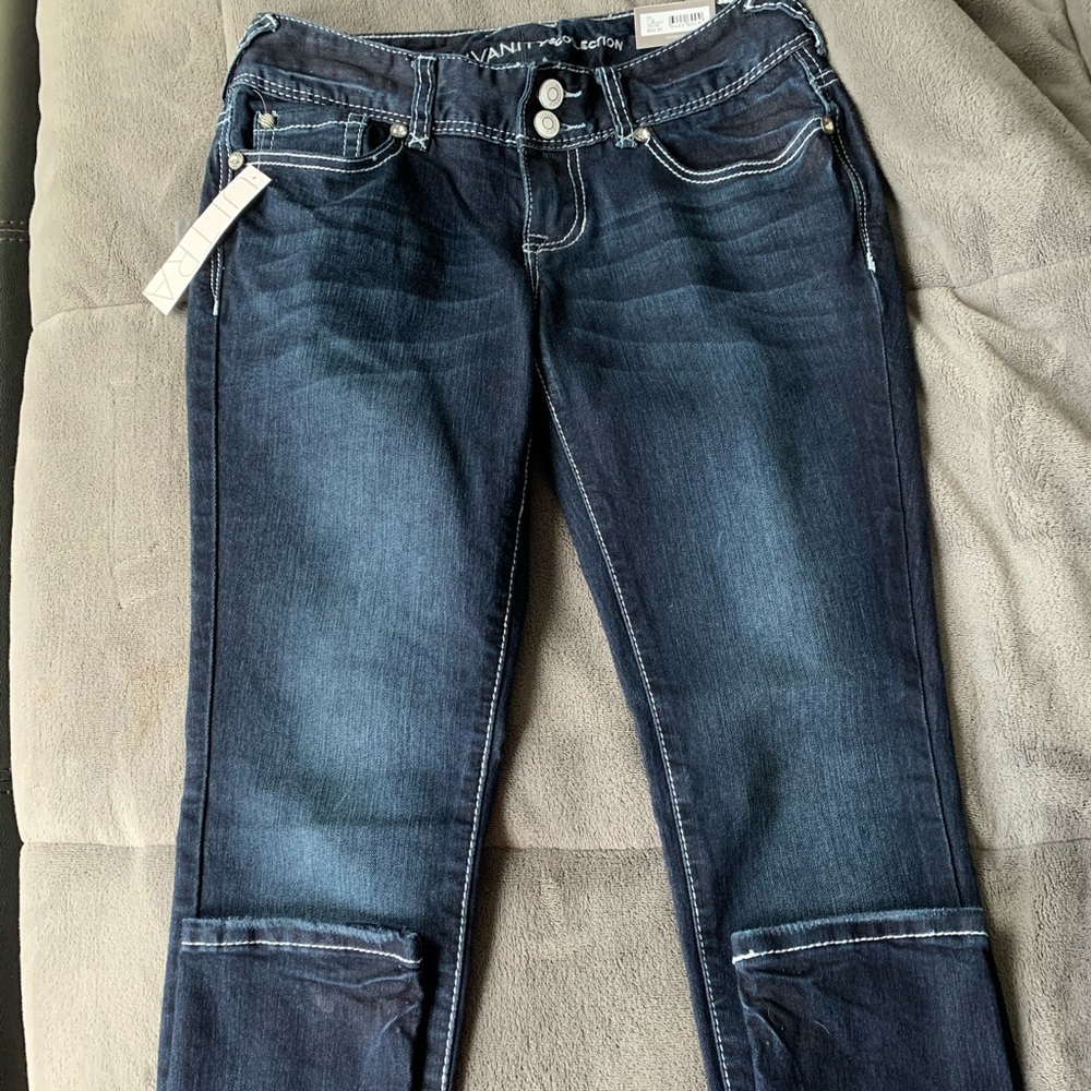 Vanity Dark Wash Sasha Skinny Jean Size 26